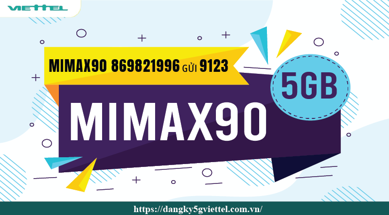 Đăng ký gói cước 4G tốc độ cao MIMAX90