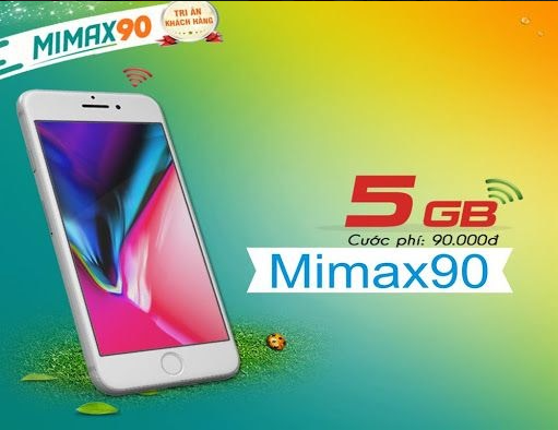 Gói cước MiMax90 Viettel tặng 5GB không giới hạn chỉ 90K